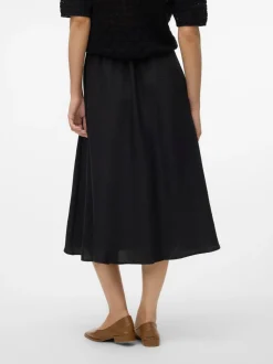 VMMELANEY Hög Midja Lång Kjol