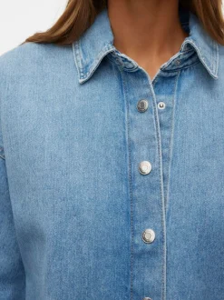 VMNAVY Denimskjorta