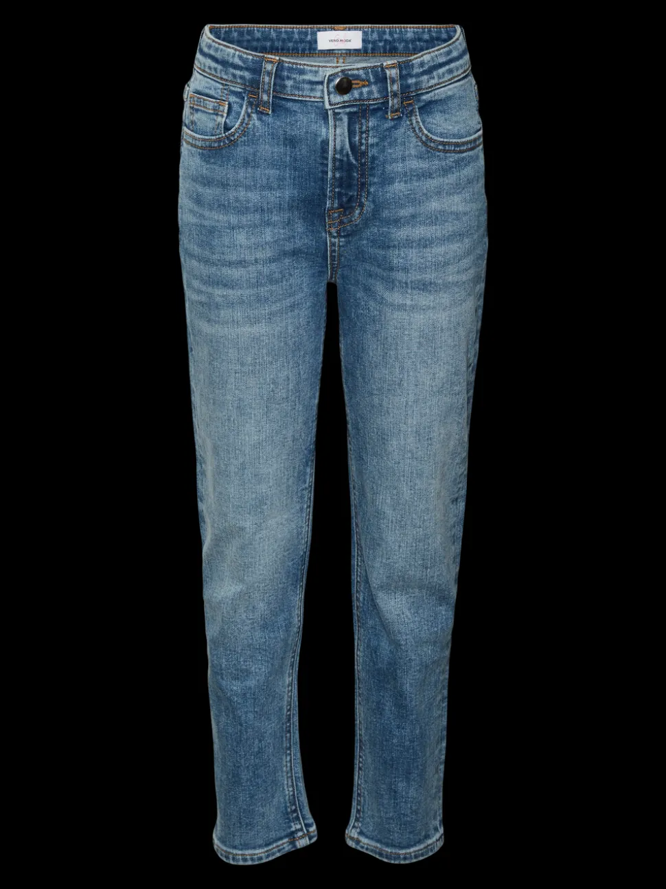 VMOLIVIA Hög Midja Mom Fit Jeans