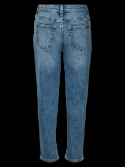VMOLIVIA Hög Midja Mom Fit Jeans