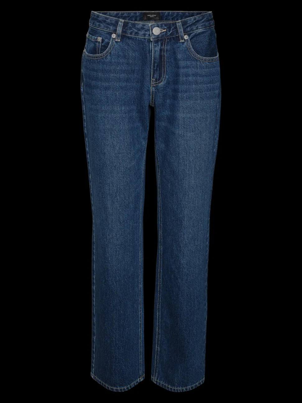 VMPAM Låg Midja Rak Passform Jeans