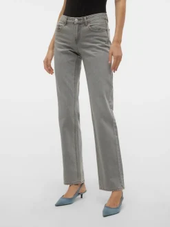 VMPAM Låg Midja Rak Passform Jeans