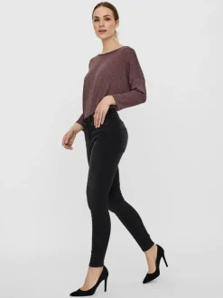 VMPEACH Medelhög Midja Skinny Fit Jeans