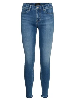 VMPEACH Medelhög Midja Skinny Fit Jeans