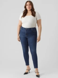 VMPHIA Hög Midja Skinny Fit Jeans
