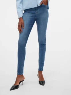 VMPOSH Medelhög Midja Skinny Fit Jeans