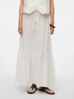 VMPRETTY Hög Midja Lång Kjol