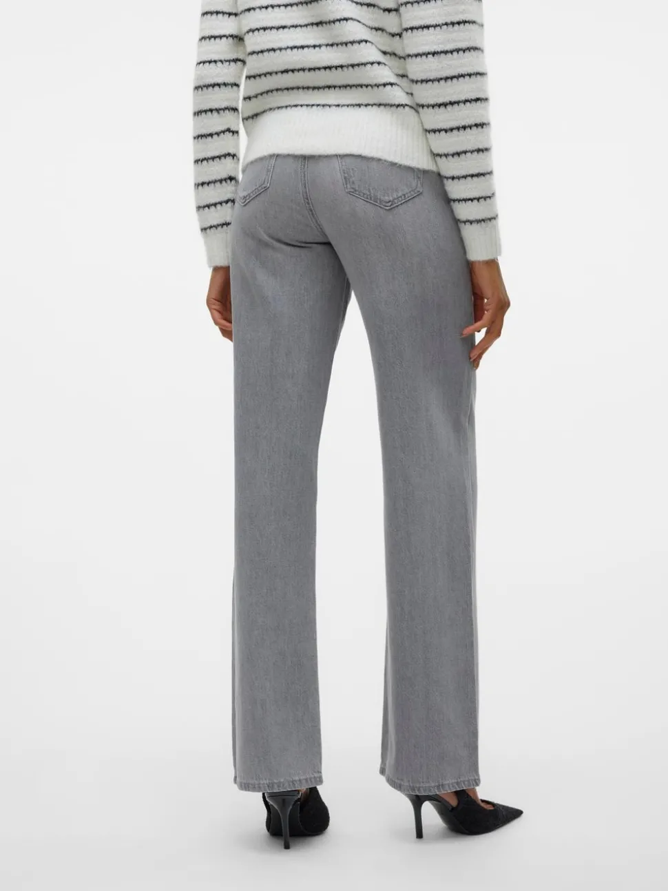 VMREBECCA Superhög Midja Vida Ben Jeans