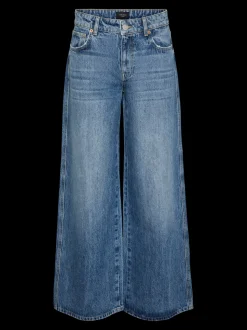 VMREMY Medelhög Midja Vid Passform Jeans