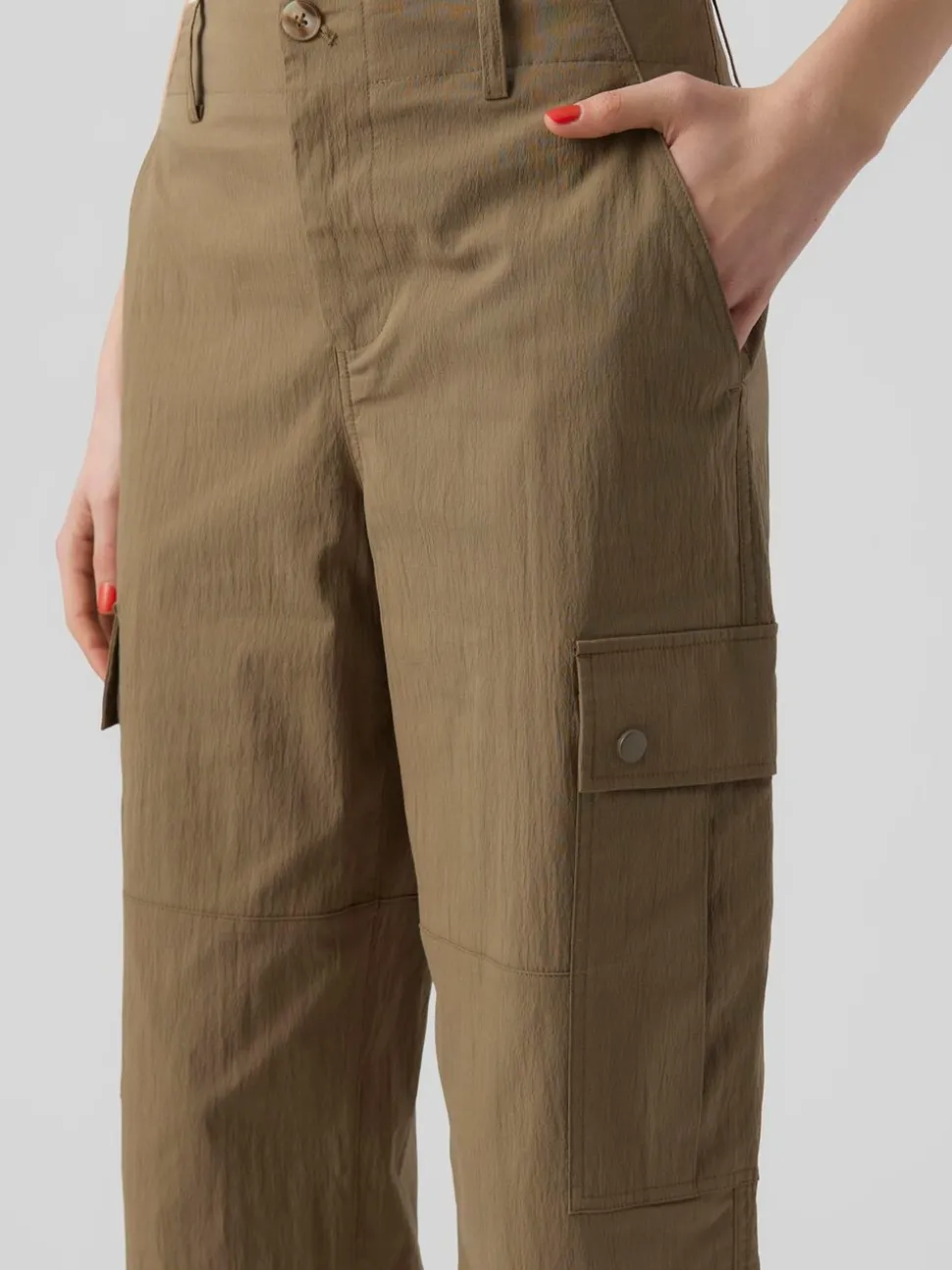 VMRILEY Medelhög Midja Cargobyxor
