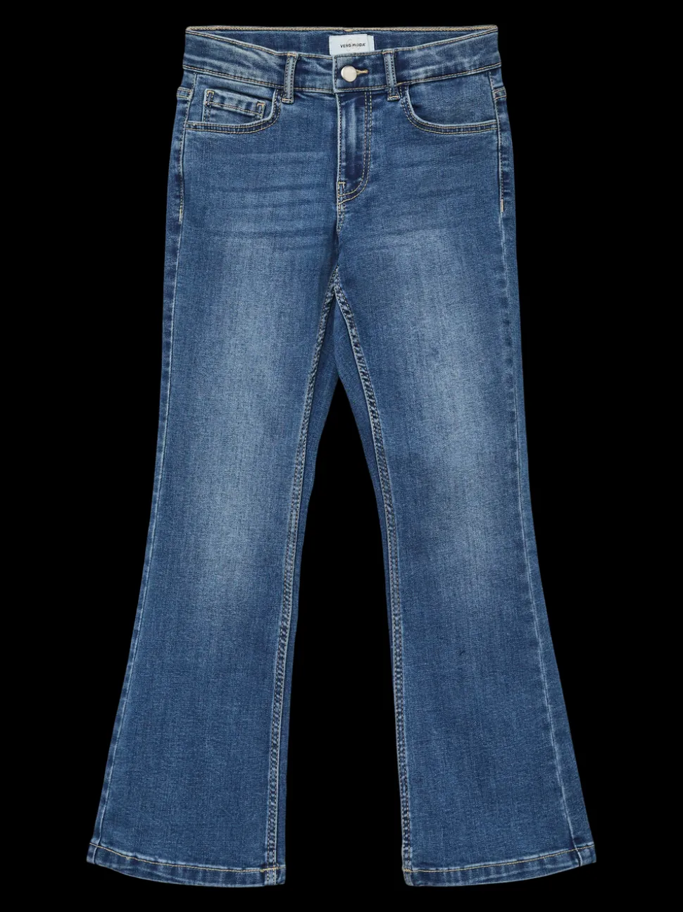 VMRIVER Hög Midja Slim Fit Jeans