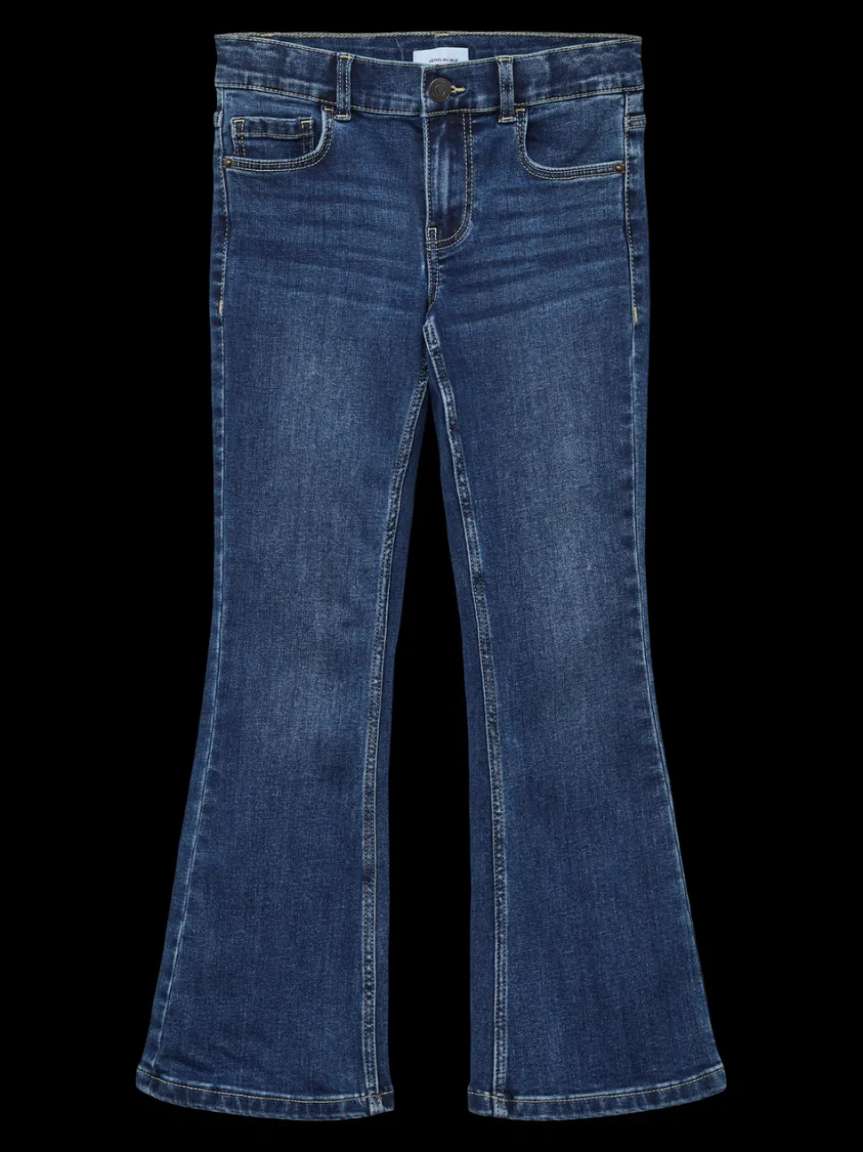 VMRIVER Hög Midja Vid Passform Jeans
