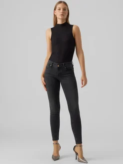VMROBYN Låg Midja Skinny Fit Jeans