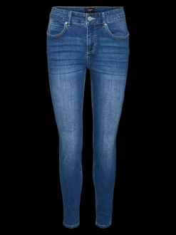 VMSELA Medelhög Midja Slim Fit Jeans