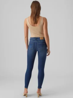 VMSELA Medelhög Midja Slim Fit Jeans