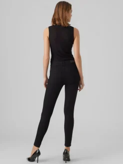 VMSELA Medelhög Midja Slim Fit Jeans