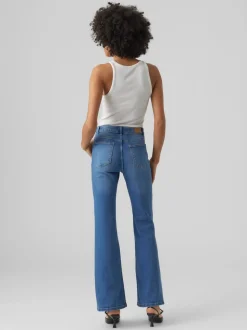 VMSELINA Hög Midja Utsvängd Passform Jeans