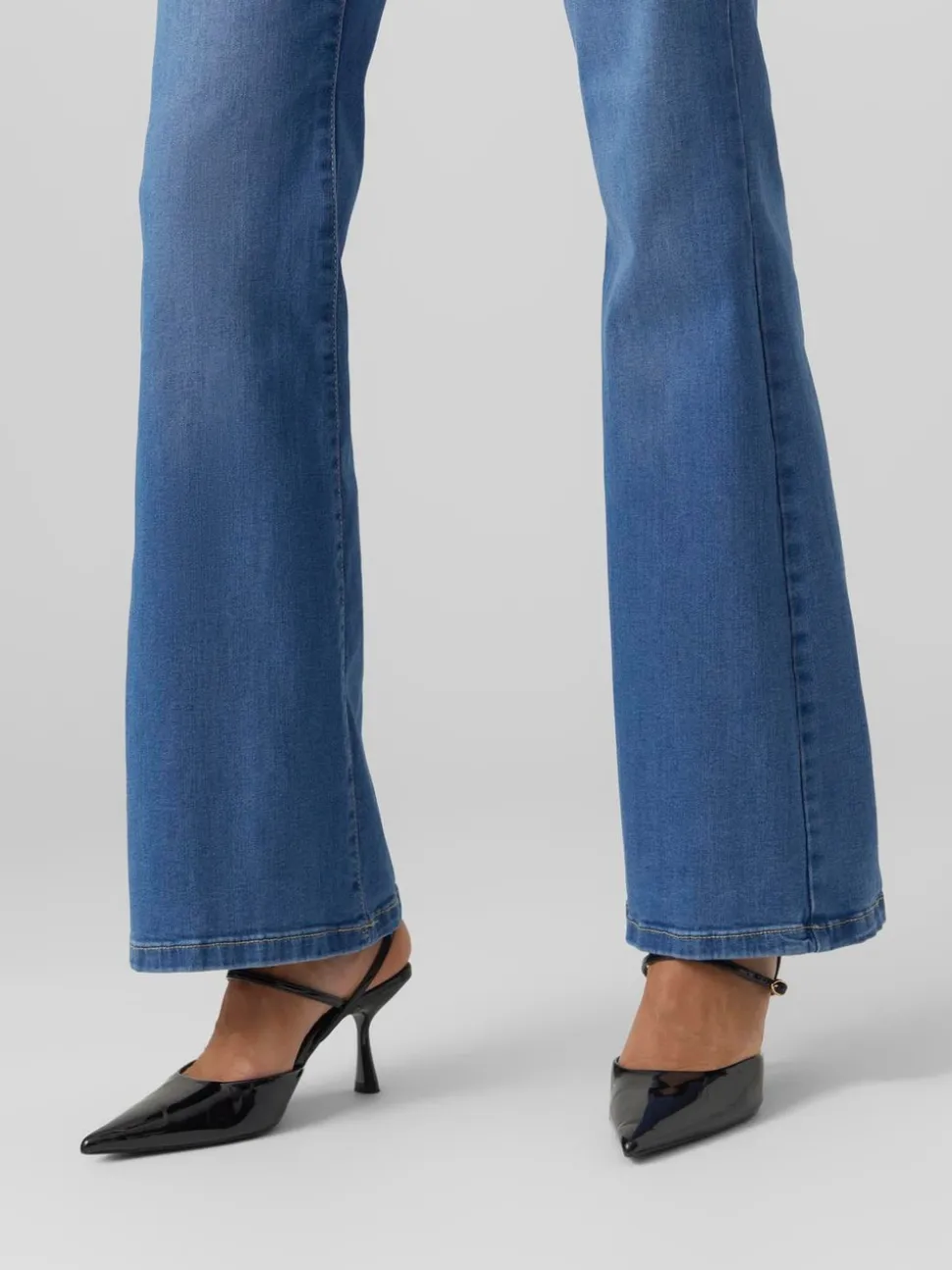 VMSELINA Hög Midja Utsvängd Passform Jeans