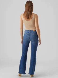 VMSELINA Hög Midja Utsvängd Passform Jeans