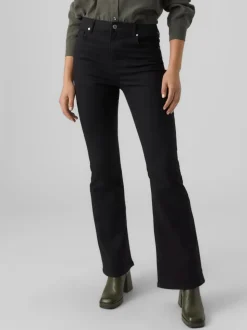 VMSELINA Hög Midja Utsvängd Passform Jeans