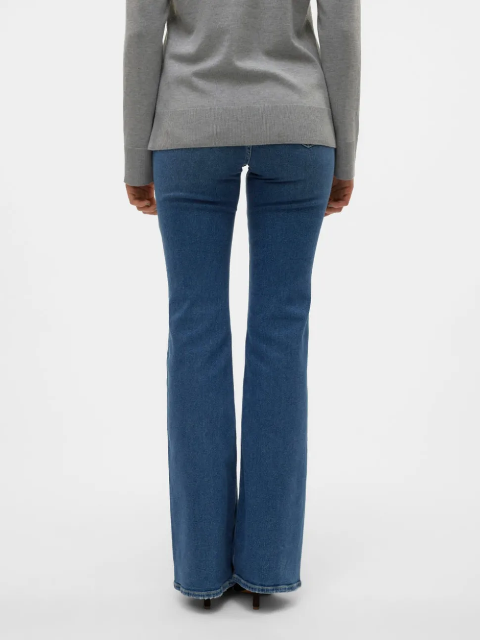 VMSELINA Hög Midja Utsvängd Passform Jeans