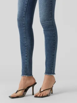VMSEVEN Medelhög Midja Skinny Fit Jeans