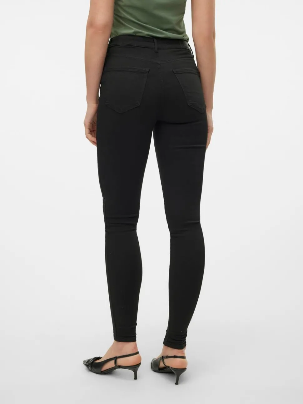 VMSEVEN Medelhög Midja Slim Fit Jeans