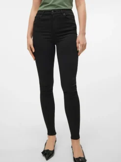 VMSEVEN Medelhög Midja Slim Fit Jeans