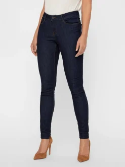 VMSEVEN Medelhög Midja Slim Fit Jeans