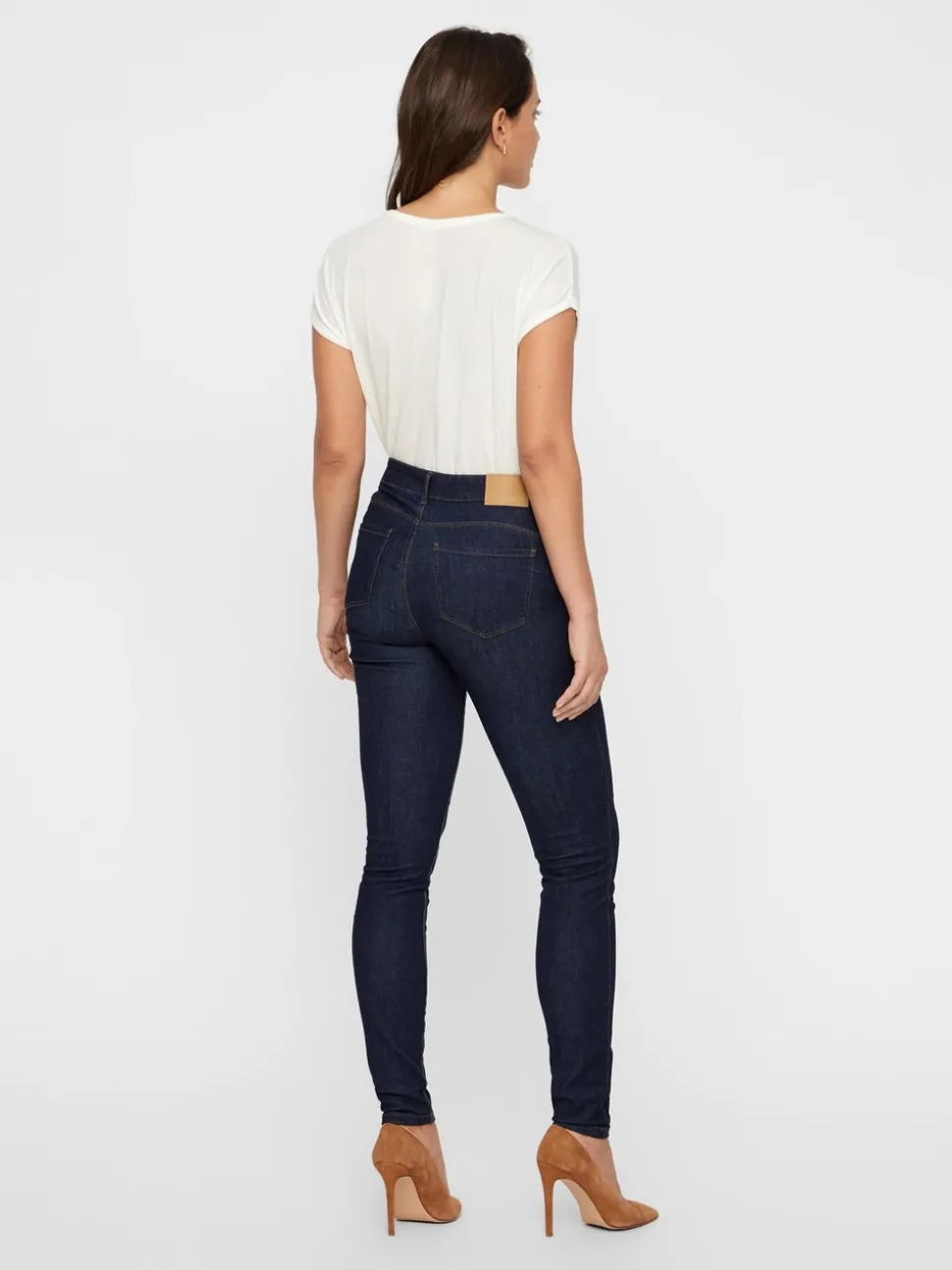 VMSEVEN Medelhög Midja Slim Fit Jeans