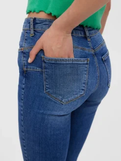 VMSEVEN Medelhög Midja Slim Fit Jeans