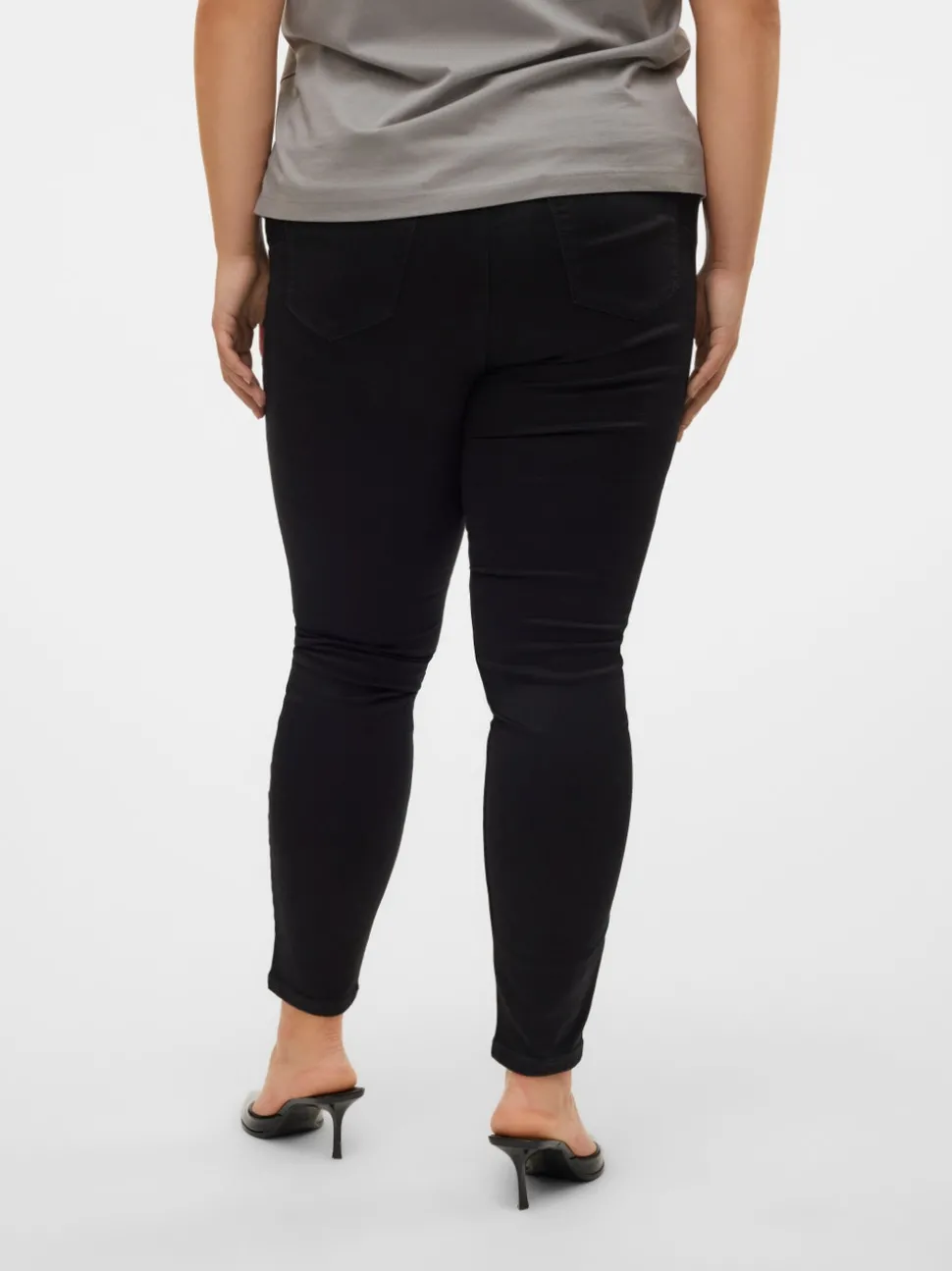 VMSEVEN Medelhög Midja Slim Fit Jeans