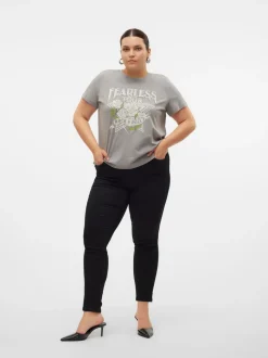 VMSEVEN Medelhög Midja Slim Fit Jeans