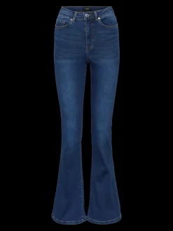 VMSIGA Hög Midja Utsvängd Passform Jeans