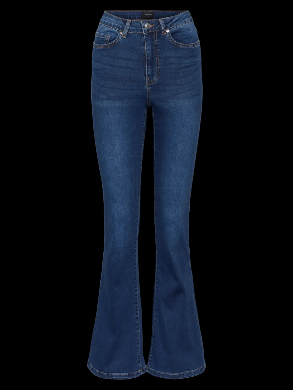 VMSIGA Hög Midja Utsvängd Passform Jeans
