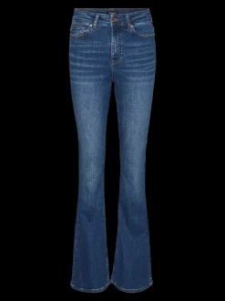 VMSIGA Hög Midja Utsvängd Passform Jeans