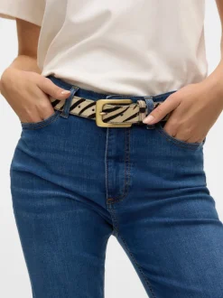 VMSIGA Hög Midja Utsvängd Passform Jeans