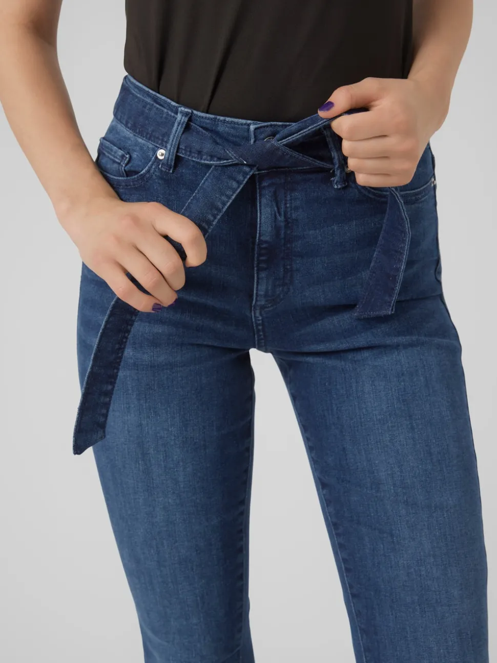 VMSIGA Utsvängd Passform Jeans