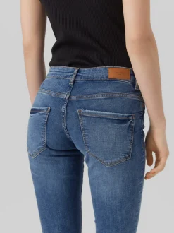 VMSIGI Låg Midja Utsvängd Passform Jeans