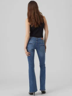VMSIGI Låg Midja Utsvängd Passform Jeans