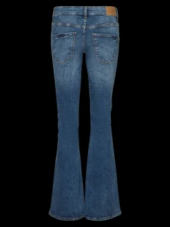 VMSIGI Låg Midja Utsvängd Passform Jeans