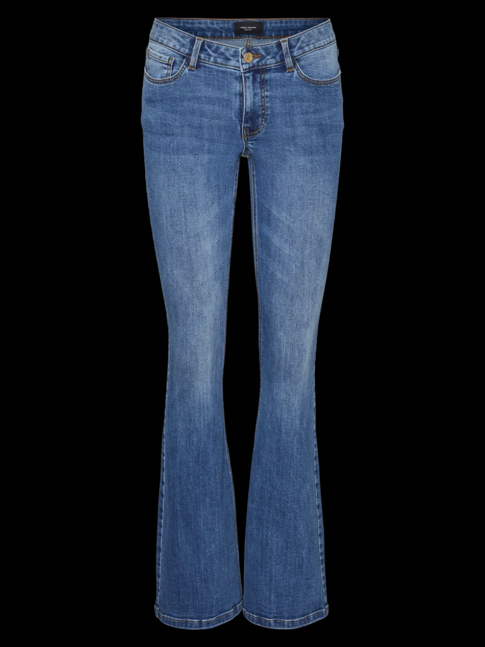 VMSIGI Låg Midja Utsvängd Passform Jeans