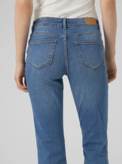 VMSIGI Låg Midja Utsvängd Passform Jeans