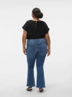 VMSIGI Låg Midja Utsvängd Passform Jeans
