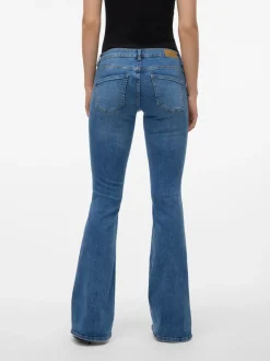 VMSIGI Låg Midja Utsvängd Passform Jeans
