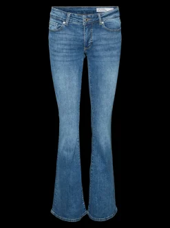 VMSIGI Låg Midja Utsvängd Passform Jeans