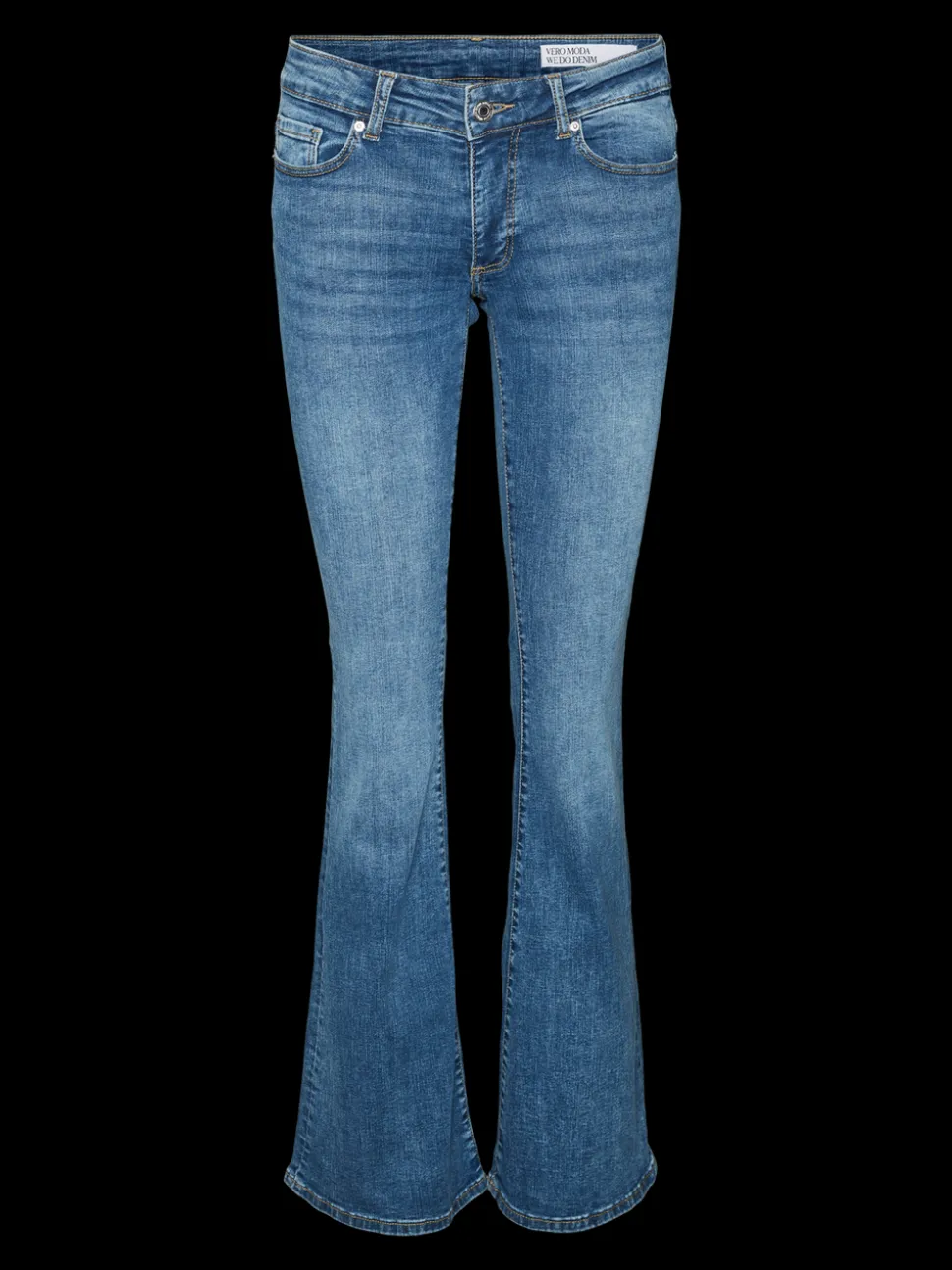VMSIGI Låg Midja Utsvängd Passform Jeans