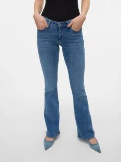 VMSIGI Låg Midja Utsvängd Passform Jeans