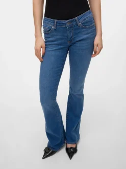 VMSIGI Låg Midja Utsvängd Passform Jeans