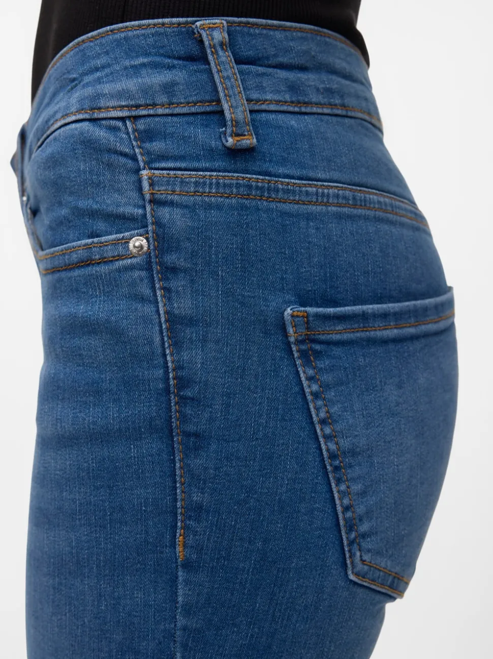 VMSIGI Låg Midja Utsvängd Passform Jeans